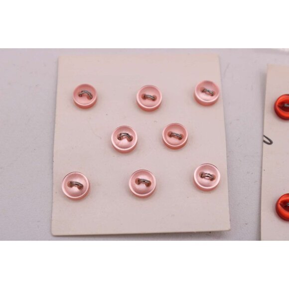 Craft Buttons Red Pink Black Sewing Supplies Embroidery Flower Patch New - Picture 2 of 8